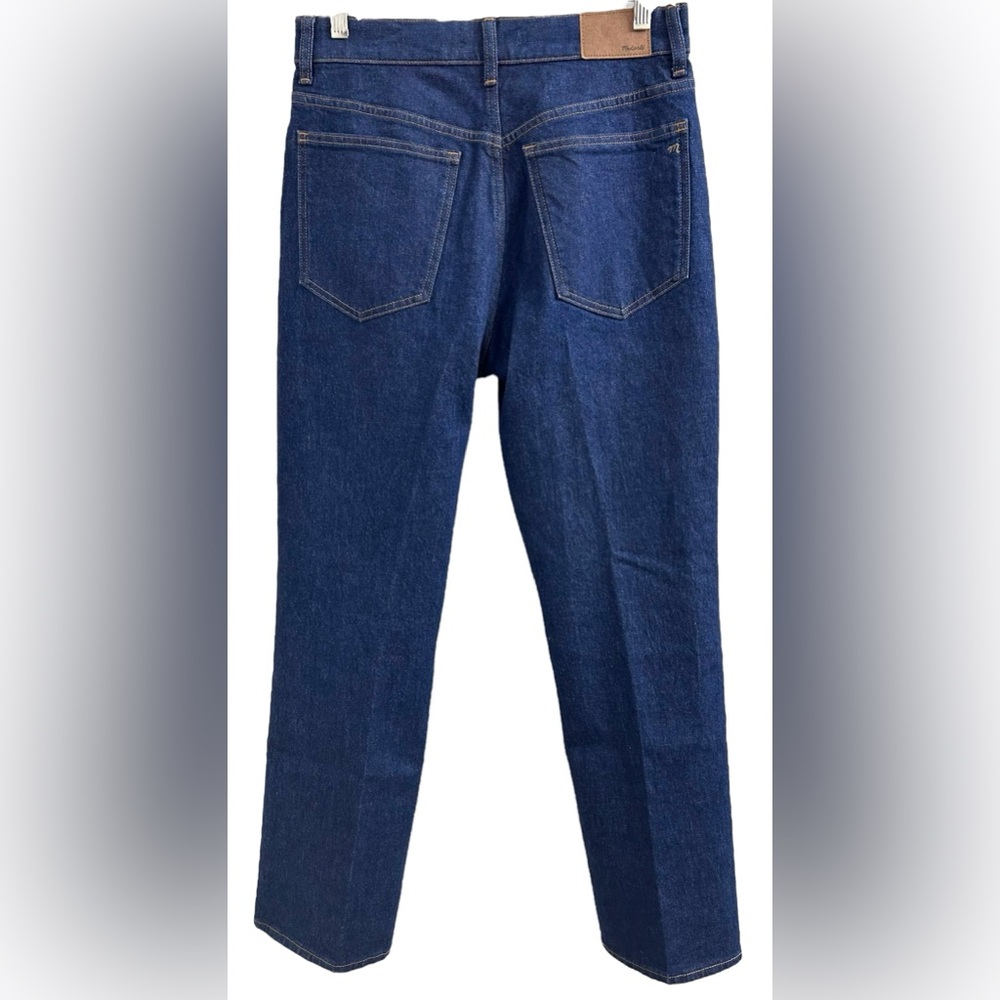 MADEWELL Women’s ‘90s Straight Fair Trade Certified Dark Wash Jeans Size 6/28 - Picture 5 of 9